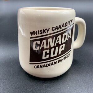 Canada Cup Whisky Schenley Vintage 70s Canadian Canadien Coffee Mug Hockey